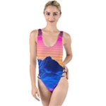 Outrun-vaporwave-hd-wallpaper-preview High Leg Strappy Swimsuit
