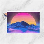 Outrun-vaporwave-hd-wallpaper-preview Canvas Cosmetic Bag (Large)