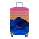 Outrun-vaporwave-hd-wallpaper-preview Luggage Cover (Small)