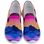Outrun-vaporwave-hd-wallpaper-preview Men s Lightweight Slip Ons