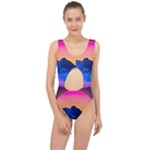 Outrun-vaporwave-hd-wallpaper-preview Center Cut Out Swimsuit