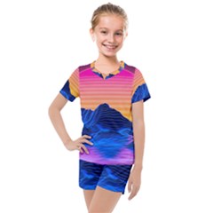 Kids  Mesh T-Shirt and Shorts Set 