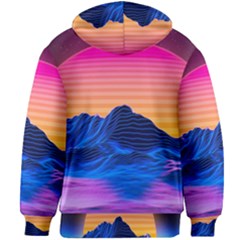 Kids  Zipper Hoodie Without Drawstring 
