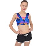 Outrun-vaporwave-hd-wallpaper-preview V-Back Sports Bra