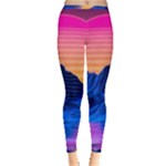 Outrun-vaporwave-hd-wallpaper-preview Inside Out Leggings