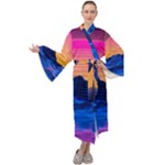 Outrun-vaporwave-hd-wallpaper-preview Maxi Velour Kimono