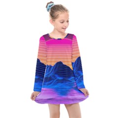 Kids  Long Sleeve Dress 