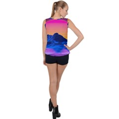 Bubble Hem Chiffon Tank Top 
