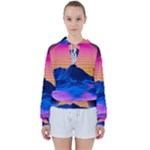 Outrun-vaporwave-hd-wallpaper-preview Women s Tie Up Sweat