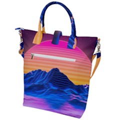 Buckle Top Tote Bag 