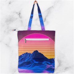 Double Zip Up Tote Bag 