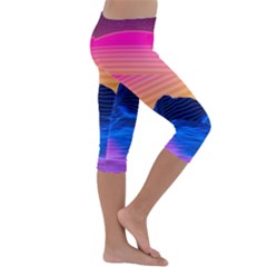 Kids  Lightweight Velour Capri Leggings  