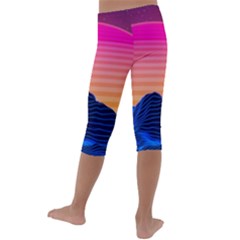 Kids  Lightweight Velour Capri Leggings  