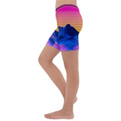 Kids  Lightweight Velour Capri Yoga Leggings 