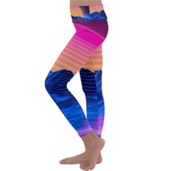 Kids  Lightweight Velour Classic Yoga Leggings 