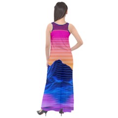 Sleeveless Velour Maxi Dress 