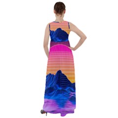 Empire Waist Velour Maxi Dress 