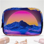 Outrun-vaporwave-hd-wallpaper-preview Make Up Pouch (Small)