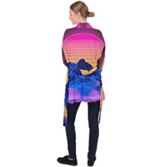 Long Sleeve Velvet Kimono  