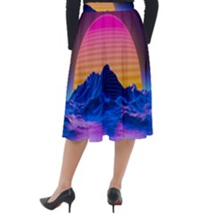 Classic Velour Midi Skirt  