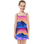 Outrun-vaporwave-hd-wallpaper-preview Kids  Summer Sun Dress