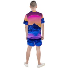 Men s Mesh T-Shirt and Shorts Set 