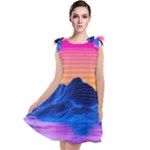 Outrun-vaporwave-hd-wallpaper-preview Tie Up Tunic Dress