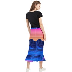 Maxi Fishtail Chiffon Skirt 