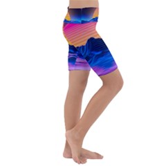 Kids  Lightweight Velour Cropped Yoga Leggings 