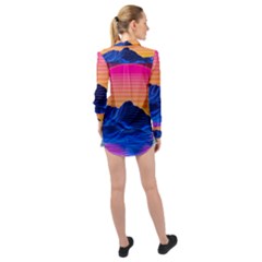 Long Sleeve Chiffon Shirt 