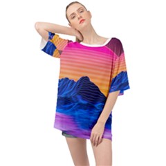 Oversized Chiffon Top 