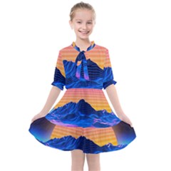 Kids  All Frills Chiffon Dress 