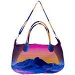 Outrun-vaporwave-hd-wallpaper-preview Removal Strap Handbag