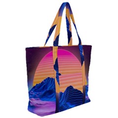 Zip Up Canvas Bag 