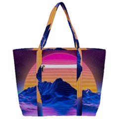 Zip Up Canvas Bag 