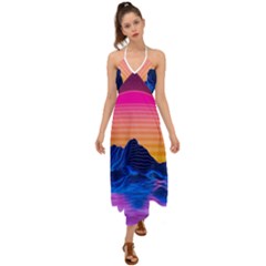Halter Tie Back Dress  
