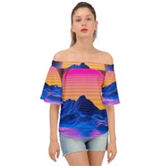 Off Shoulder Short Sleeve Top 