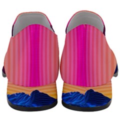 Women Slip On Heel Loafers 
