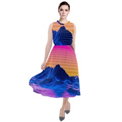 Round Neck Boho Dress 