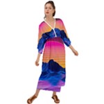 Outrun-vaporwave-hd-wallpaper-preview Grecian Style  Maxi Dress