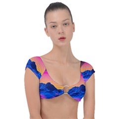 Cap Sleeve Ring Bikini Top 