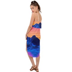 Waist Tie Cover Up Chiffon Dress 
