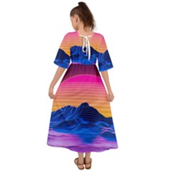 Kimono Sleeve Boho Dress 