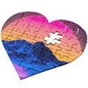 Wooden Puzzle Heart 