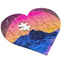 Wooden Puzzle Heart 