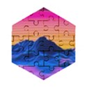 Wooden Puzzle Hexagon 