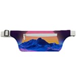 Outrun-vaporwave-hd-wallpaper-preview Active Waist Bag