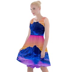 Knee Length Skater Dress 