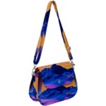 Outrun-vaporwave-hd-wallpaper-preview Saddle Handbag