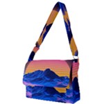 Outrun-vaporwave-hd-wallpaper-preview Full Print Messenger Bag (L)